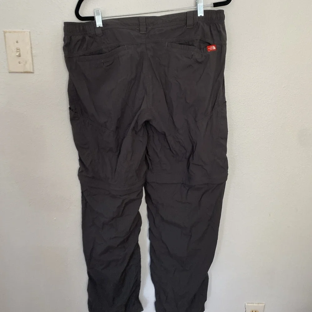 The North Face Pants Mens Extra Large TG Gray Convertible‎ Nylon Outdoor Hiking